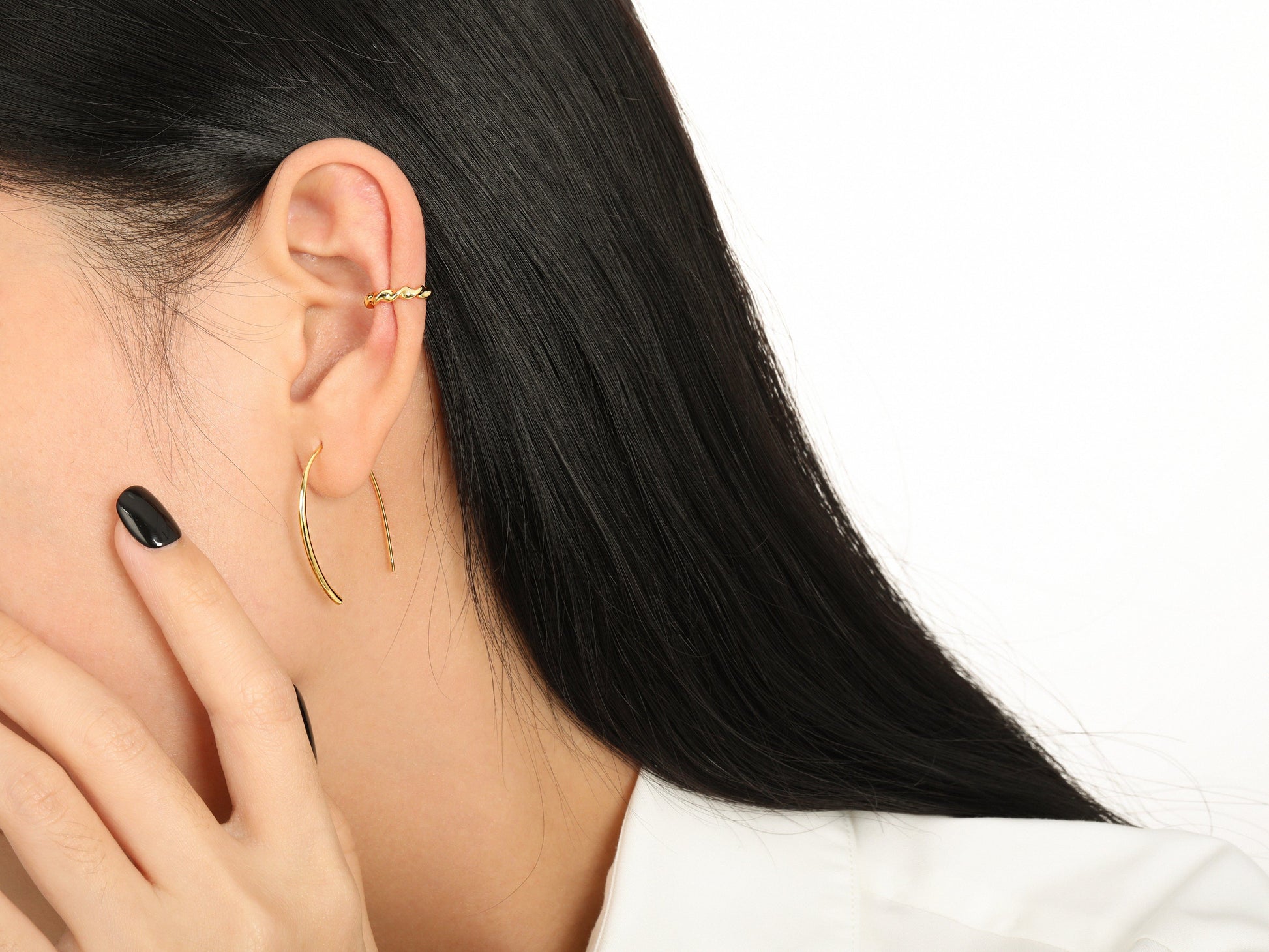 U-Shape Open Wire Hoop Earrings U-Shape Open Wire Hoop Earrings