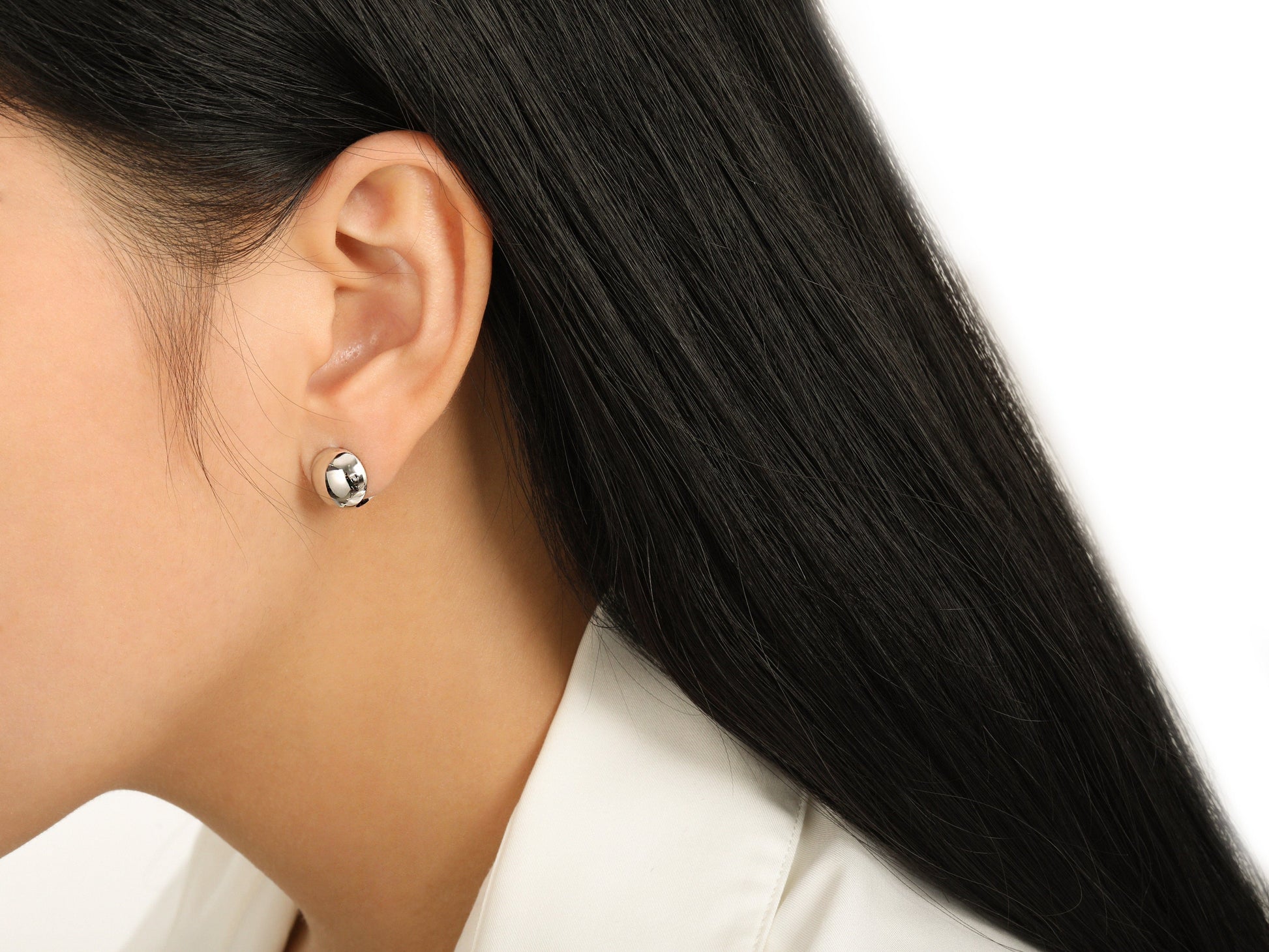 Minimalist Ball Huggie Hoop Earrings Elevate Your Style with Minimalist Ball Huggie Hoop Earrings - Geometric Designer Gift Earrings