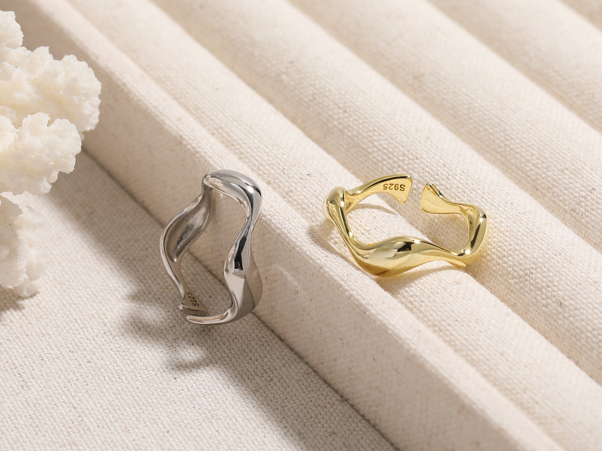 Ocean Wave Zigzag Ring Ocean Wave Zigzag Ring