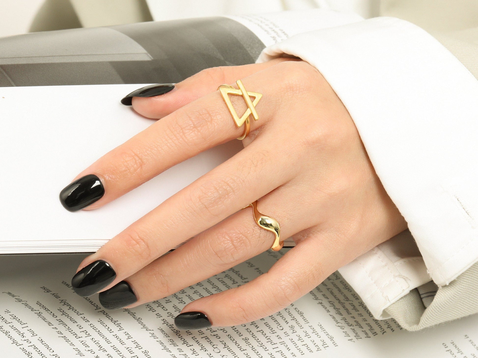 Ocean Wave Zigzag Ring Ocean Wave Zigzag Ring