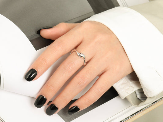 Ocean Wave Zigzag Ring Ocean Wave Zigzag Ring