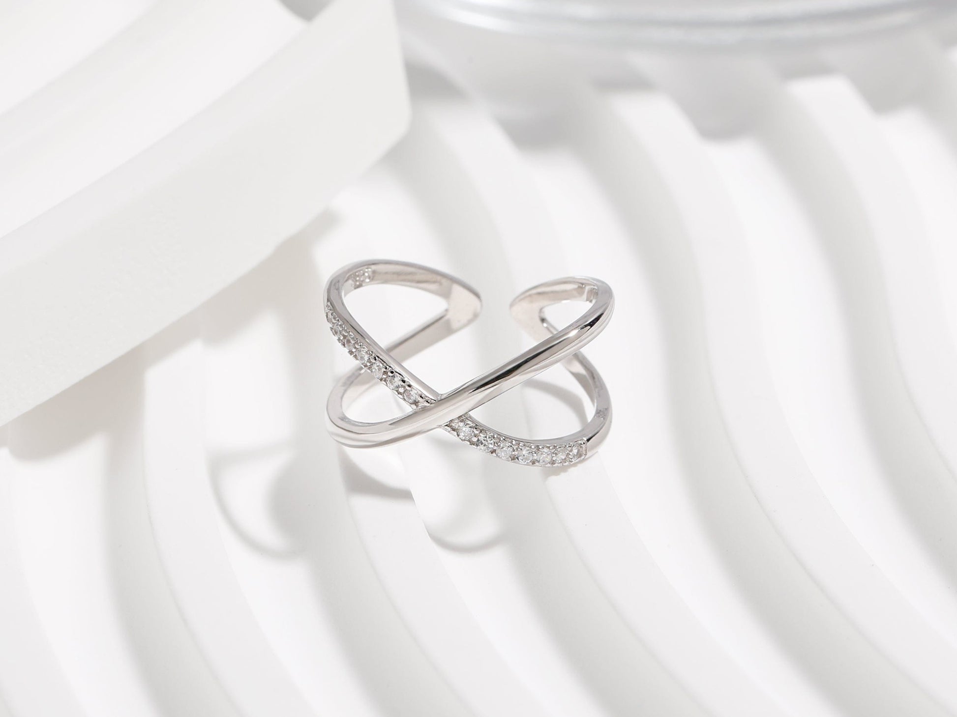 Sterling Silver Criss Cross Ring Sterling Silver Criss Cross Ring