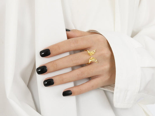 Butterfly Cutout Ring Butterfly Cutout Ring