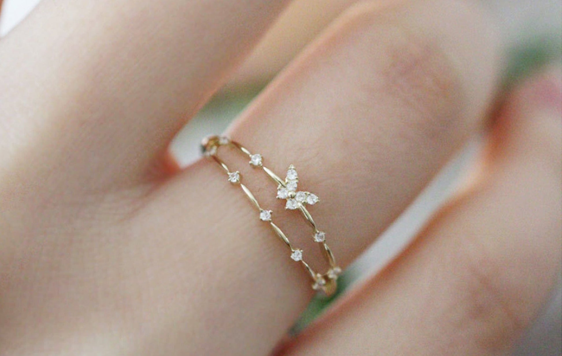 Flutter Butterfly Stacking Ring Flutter Butterfly Stacking Ring