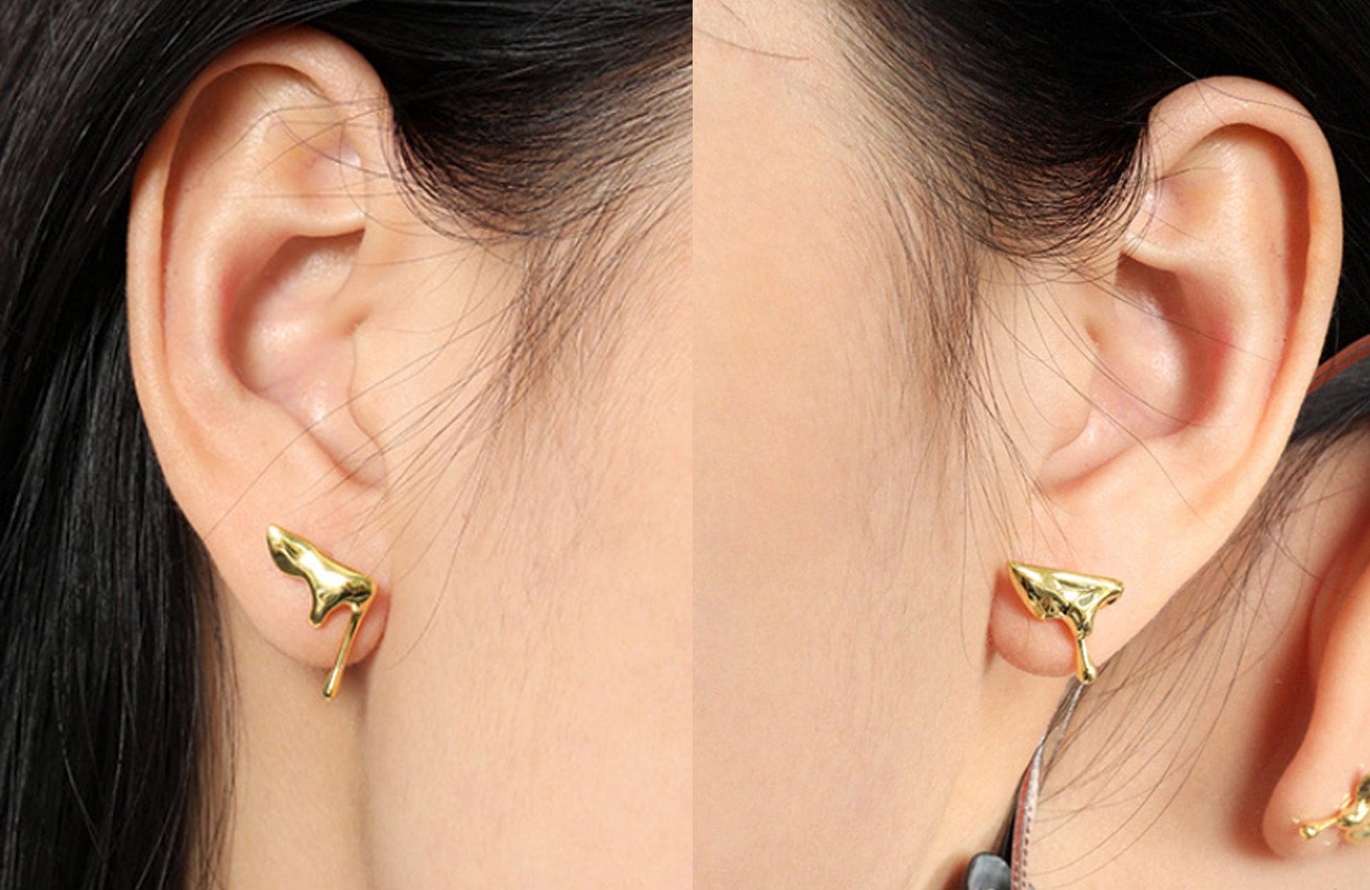 Dripping Molten Earrings Elevate Your Style with Dripping Molten Earrings: Bold Lava, Melting Liquid, and Edgy Designer Statement Pieces