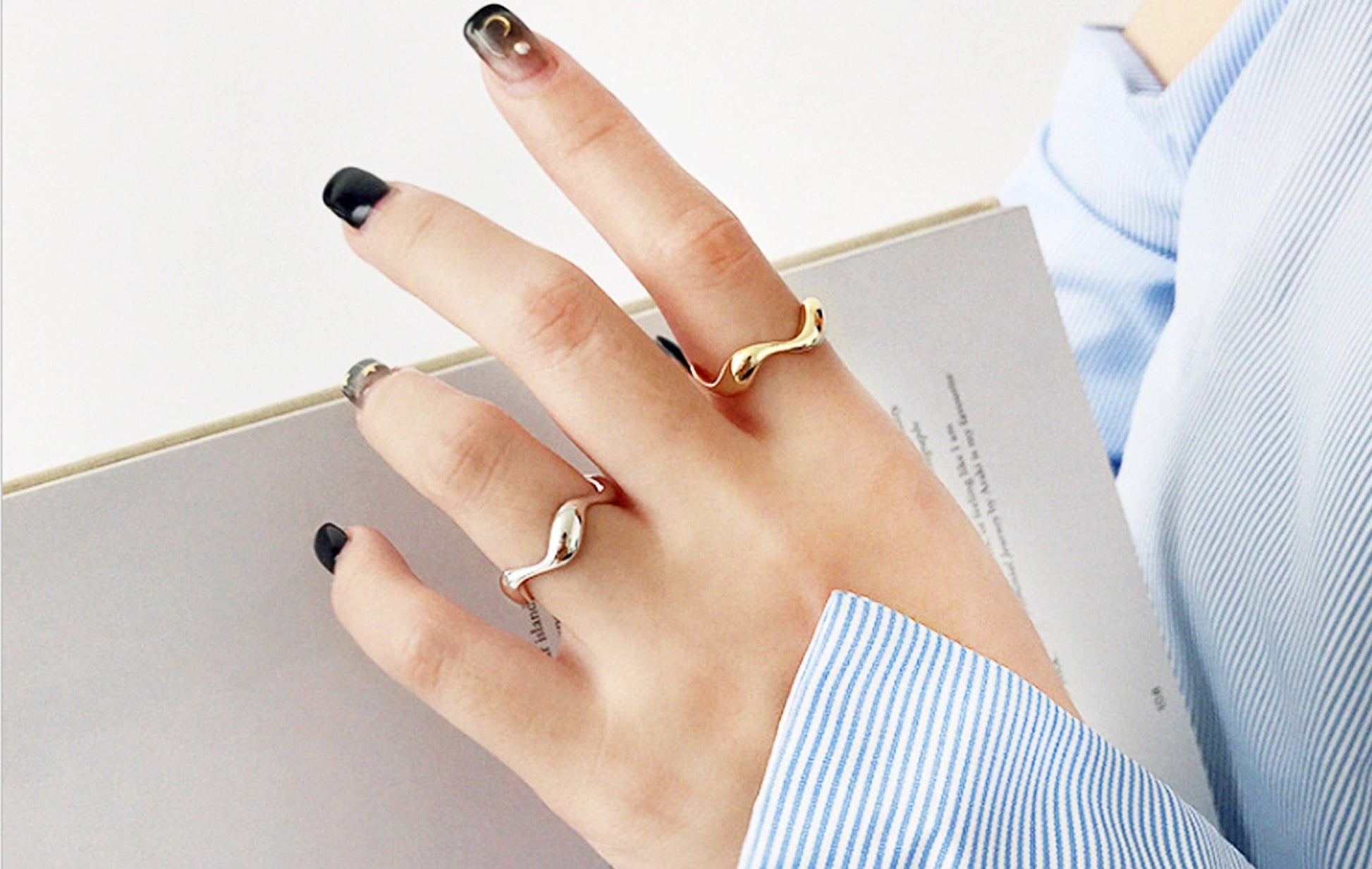 Ocean Wave Zigzag Ring Ocean Wave Zigzag Ring