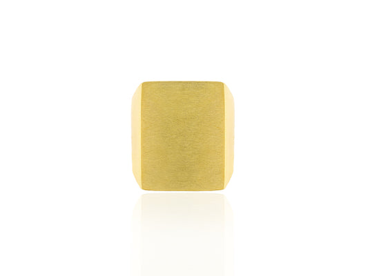 Bold Rectangle Signet Statement Ring
